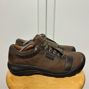 Keen Austin brown leather black